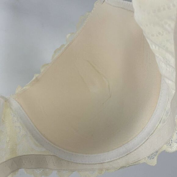 42DD Bra White Lace Underwired Padded Pure Beauty - Picture 6 of 7